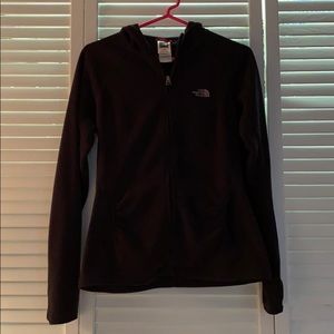 The North Face Medium Black Zip Up Fleece Jacket